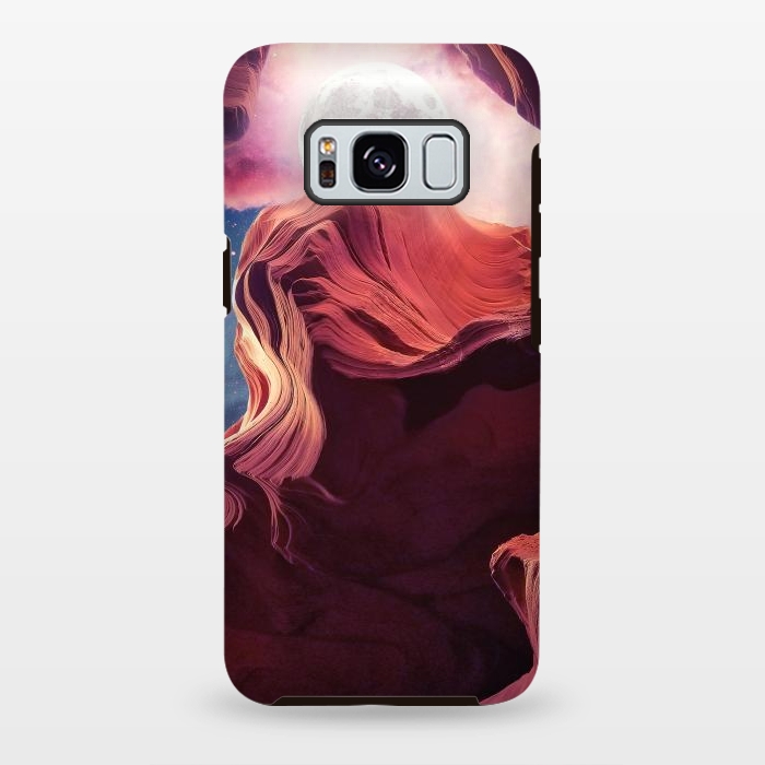 Galaxy S8 plus StrongFit Grand Canyon with Space & Full Moon Collage II by Art Design Works