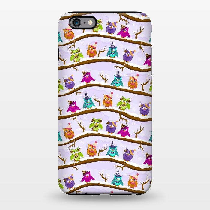iPhone 6/6s plus StrongFit winter owls by Ancello