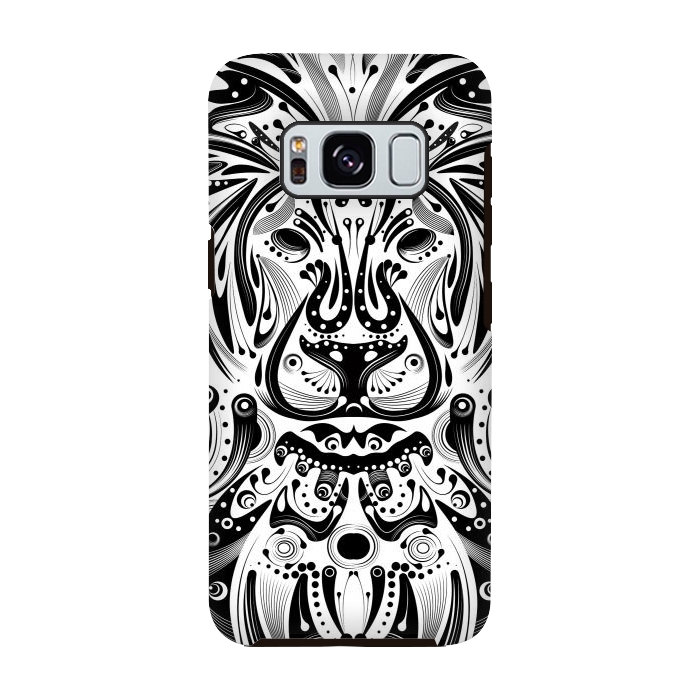 Galaxy S8 StrongFit tribal lion by Ancello