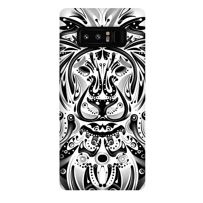 Galaxy Note 8 StrongFit tribal lion by Ancello