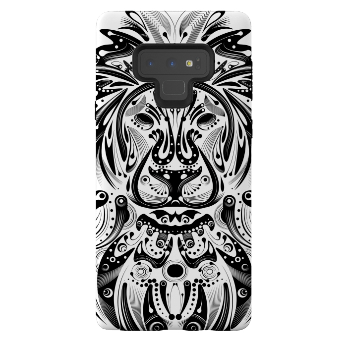 Galaxy Note 9 StrongFit tribal lion by Ancello