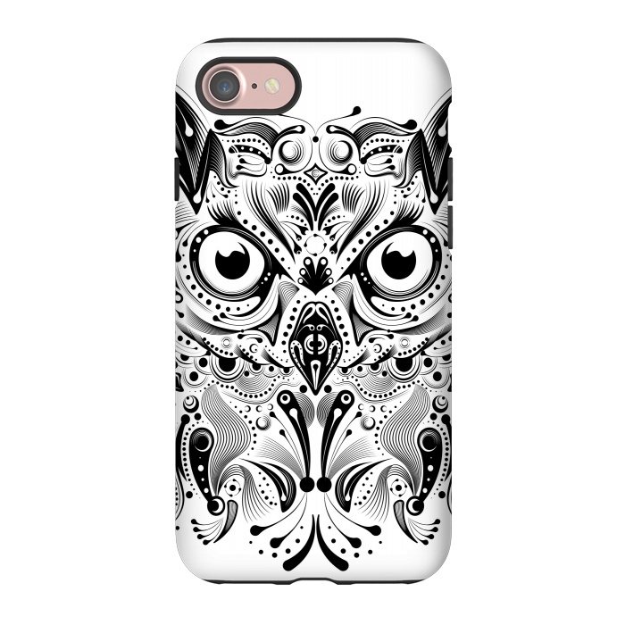 iPhone 7 StrongFit tribal owl by Ancello