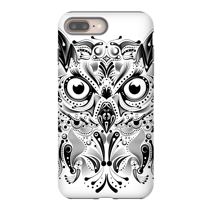 iPhone 7 plus StrongFit tribal owl by Ancello