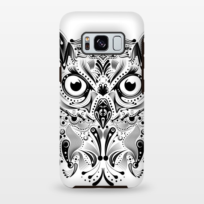 Galaxy S8 plus StrongFit tribal owl by Ancello