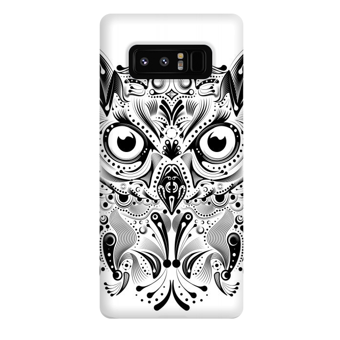 Galaxy Note 8 StrongFit tribal owl by Ancello