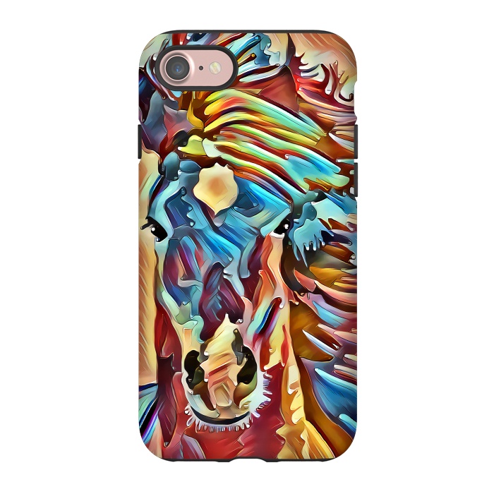 iPhone 7 StrongFit abstract horse by Ancello