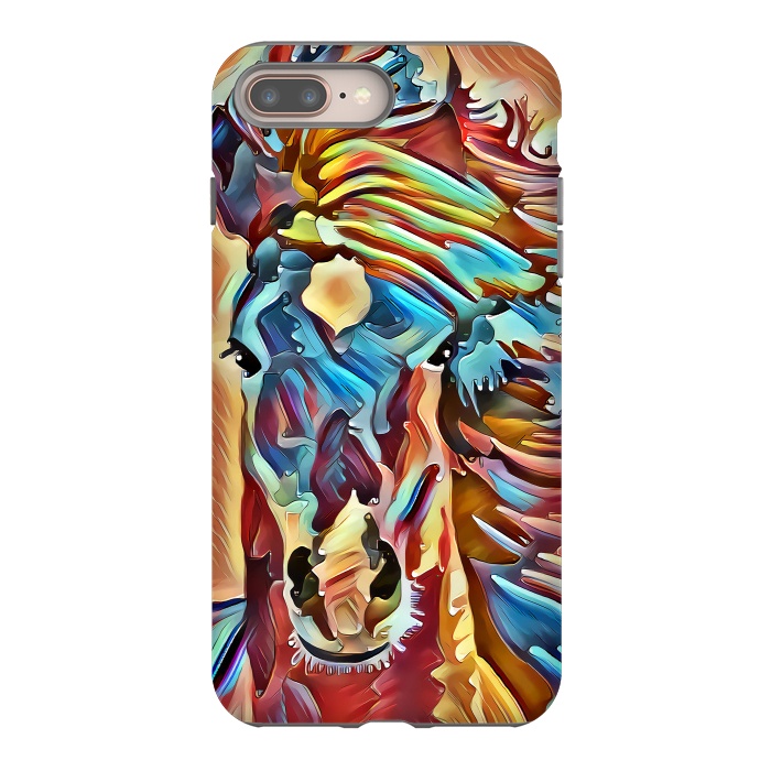 iPhone 7 plus StrongFit abstract horse by Ancello