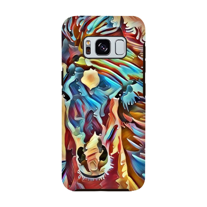 Galaxy S8 StrongFit abstract horse by Ancello