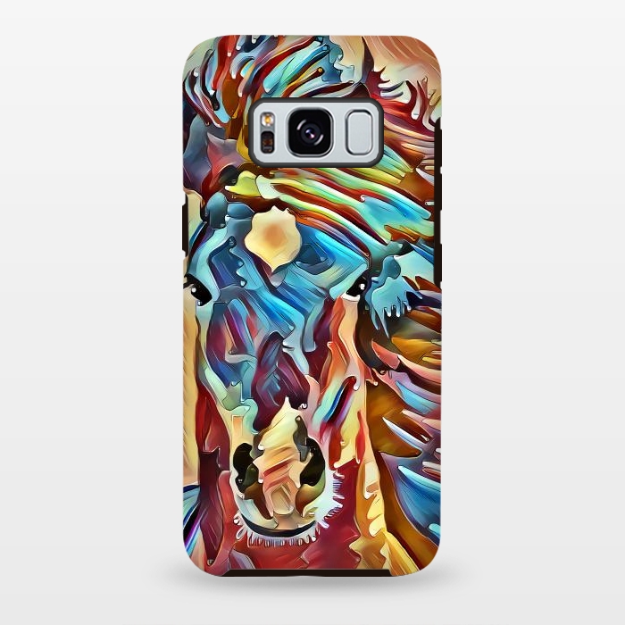 Galaxy S8 plus StrongFit abstract horse by Ancello
