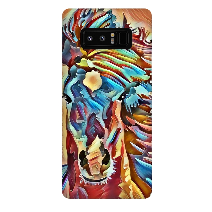 Galaxy Note 8 StrongFit abstract horse by Ancello