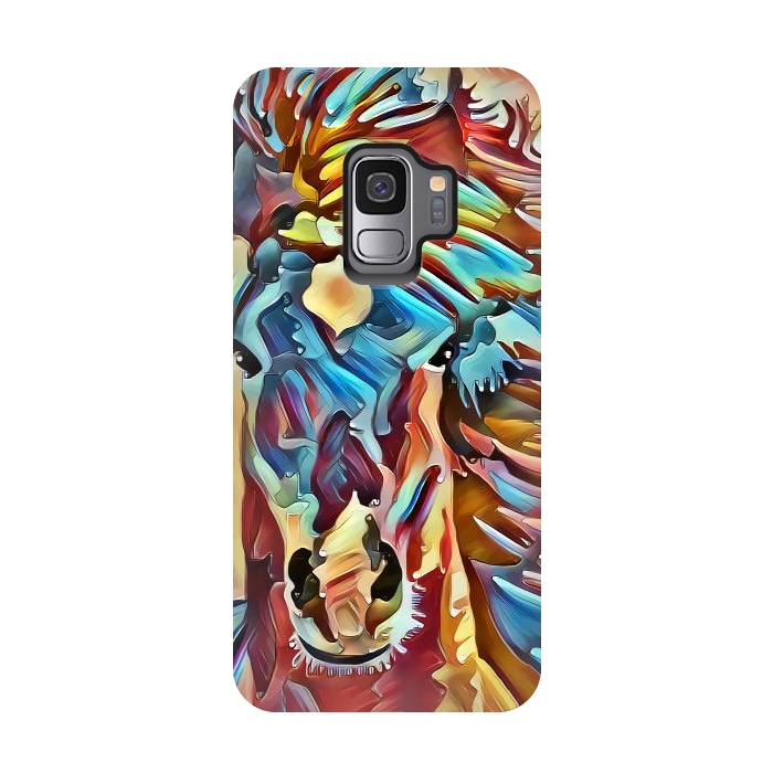 Galaxy S9 StrongFit abstract horse by Ancello