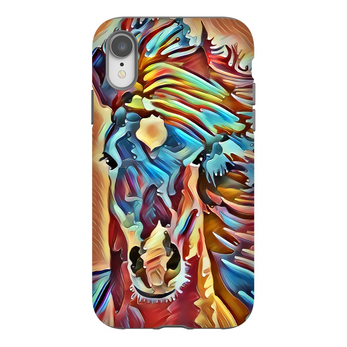 iPhone Xr StrongFit abstract horse by Ancello