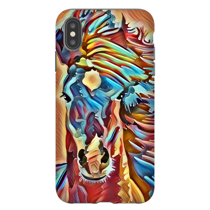iPhone Xs Max StrongFit abstract horse by Ancello