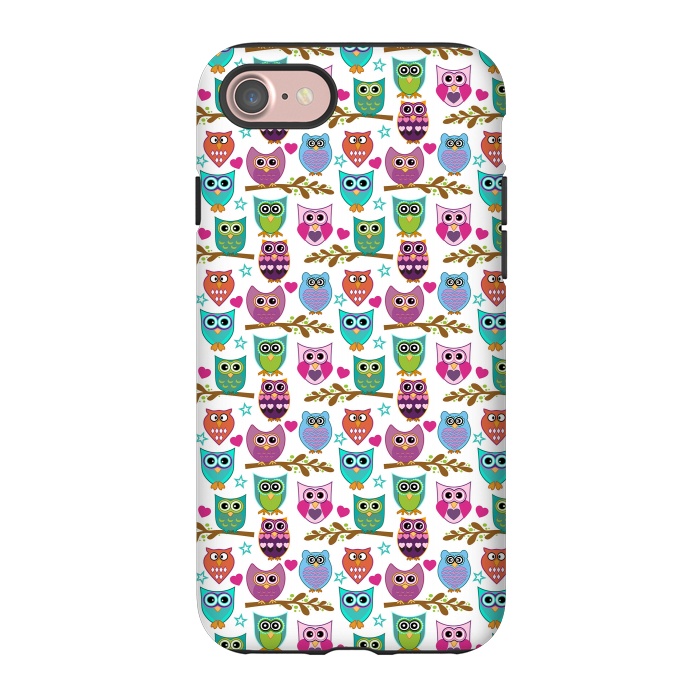 iPhone 7 StrongFit happy owls by Ancello