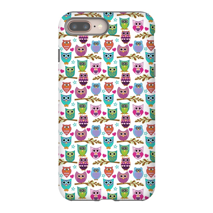 iPhone 7 plus StrongFit happy owls by Ancello