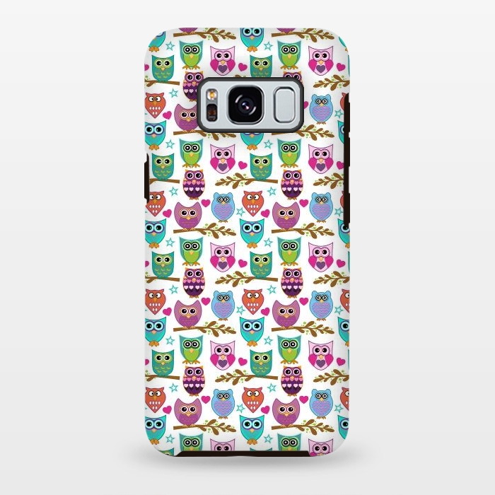 Galaxy S8 plus StrongFit happy owls by Ancello