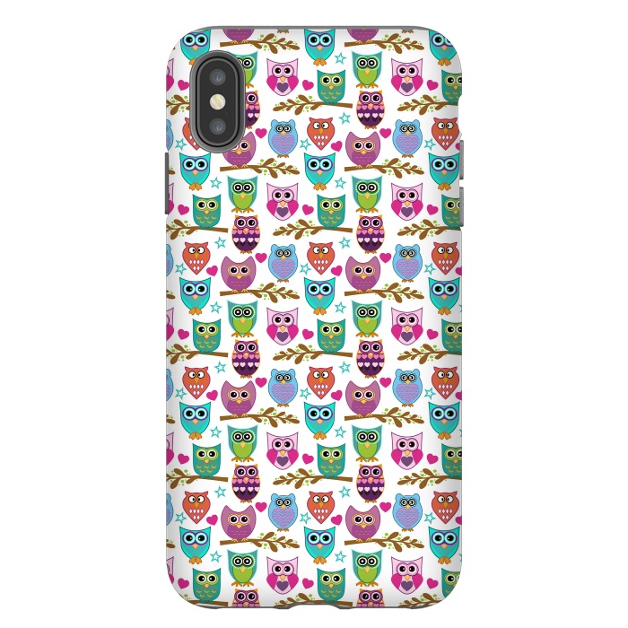 iPhone Xs Max StrongFit happy owls by Ancello