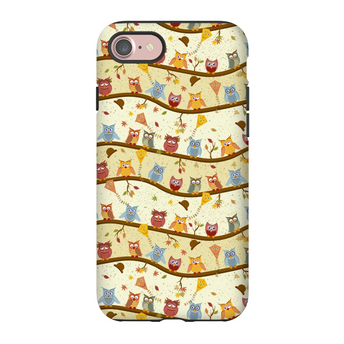 iPhone 7 StrongFit autumn owls by Ancello
