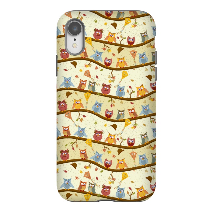 iPhone Xr StrongFit autumn owls by Ancello