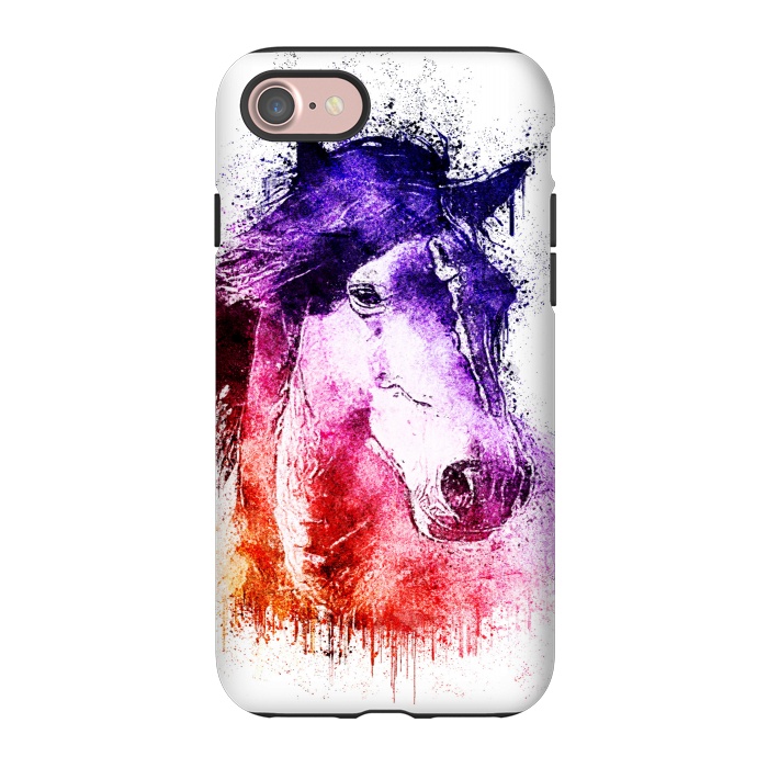 iPhone 7 StrongFit watercolor horse by Ancello