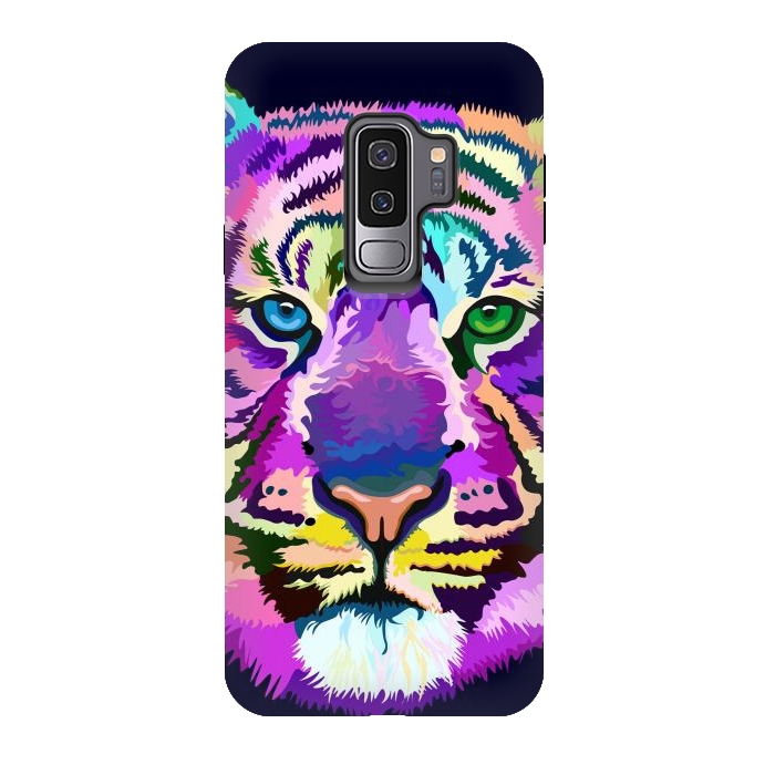 Galaxy S9 plus StrongFit popart tiger by Ancello