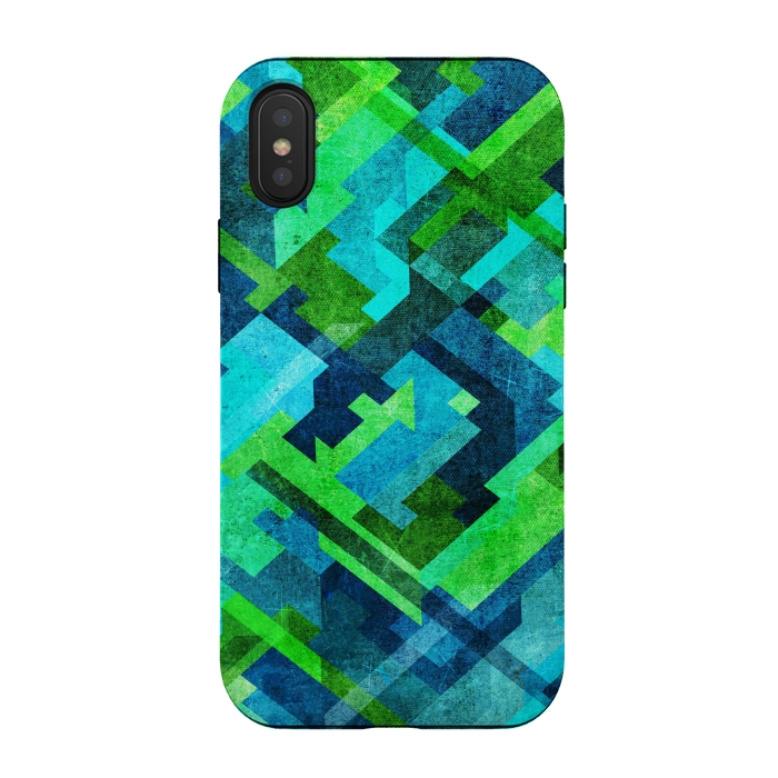 iPhone Xs / X StrongFit geometrical pattern by Ancello