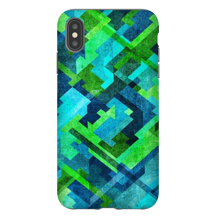 iPhone Xs Max StrongFit geometrical pattern by Ancello