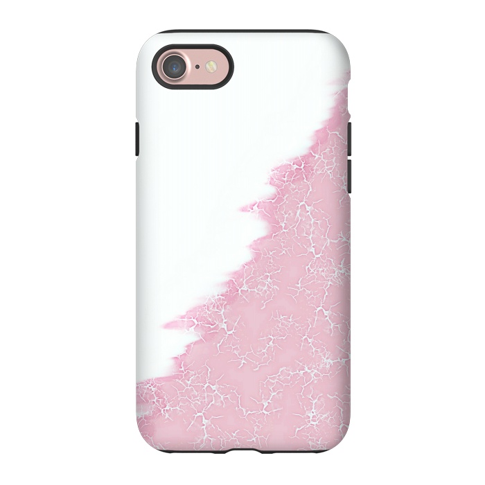 iPhone 7 StrongFit Light pink crack by Jms