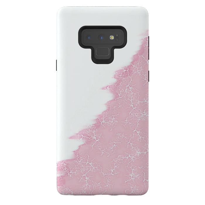 Galaxy Note 9 StrongFit Light pink crack by Jms