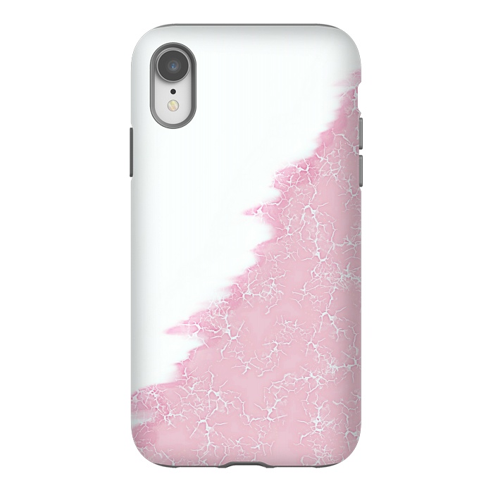 iPhone Xr StrongFit Light pink crack by Jms