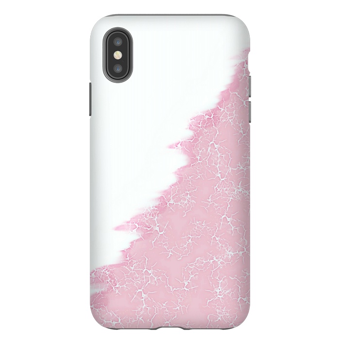 iPhone Xs Max StrongFit Light pink crack by Jms
