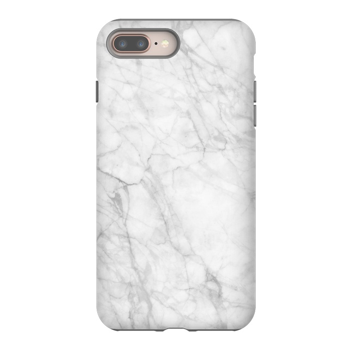 iPhone 7 plus StrongFit White Marble IX by amini54