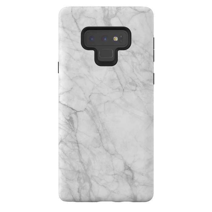 Galaxy Note 9 StrongFit White Marble IX by amini54