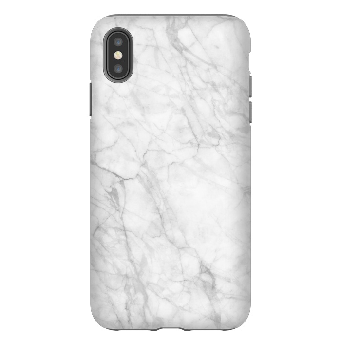 iPhone Xs Max StrongFit White Marble IX by amini54