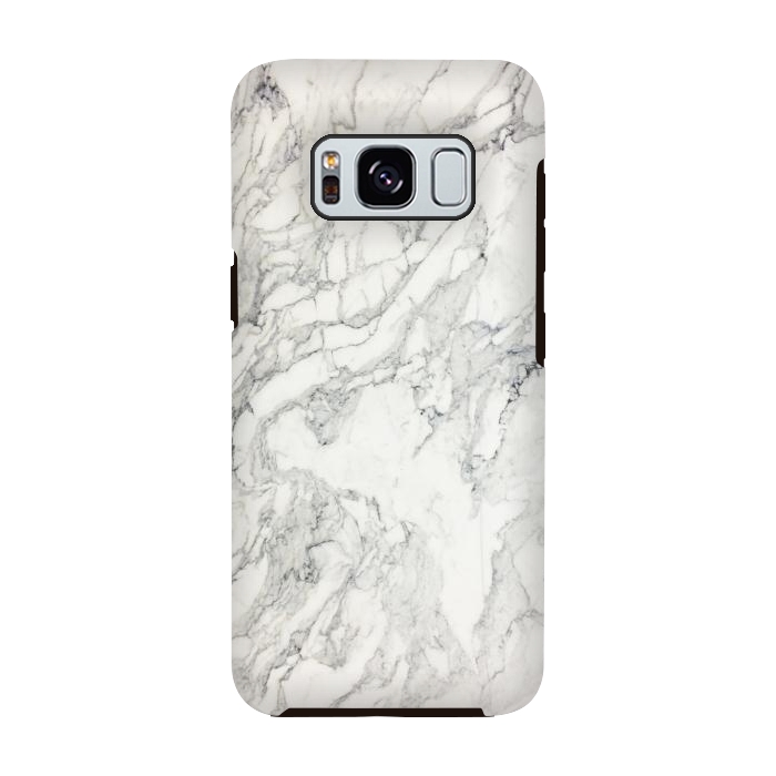 Galaxy S8 StrongFit White Marble X by amini54