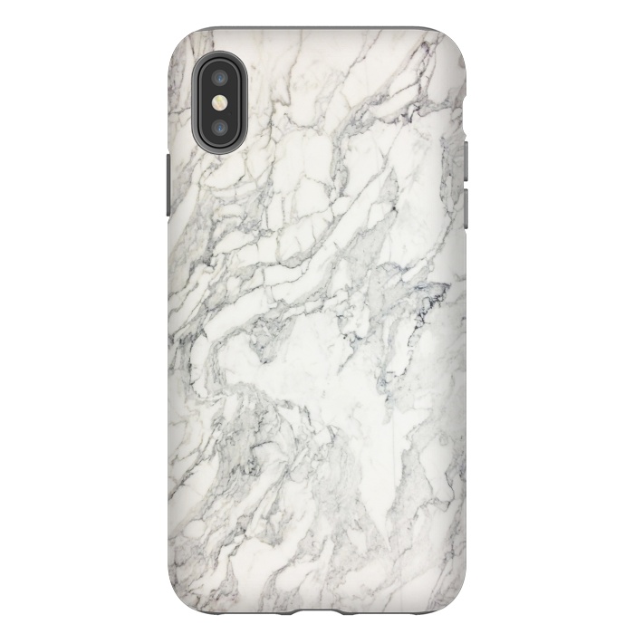 iPhone Xs Max StrongFit White Marble X by amini54