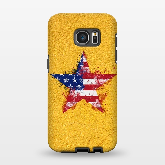 Galaxy S7 EDGE StrongFit Americana Design II by Art Design Works