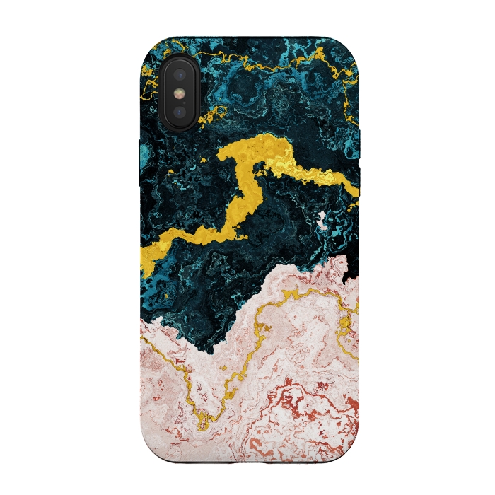 iPhone Xs / X StrongFit Abstract Marble VI by Art Design Works