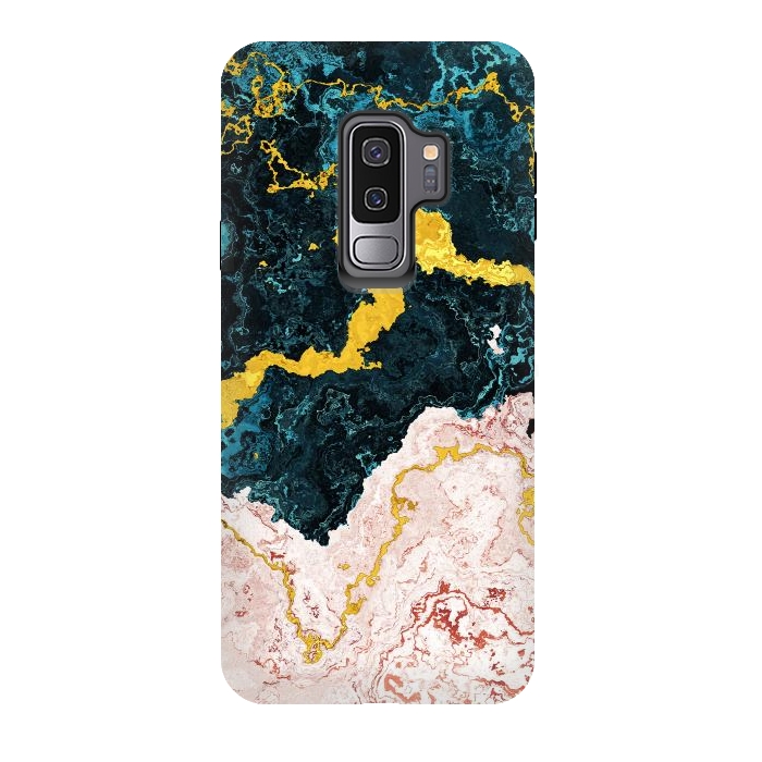 Galaxy S9 plus StrongFit Abstract Marble VI by Art Design Works