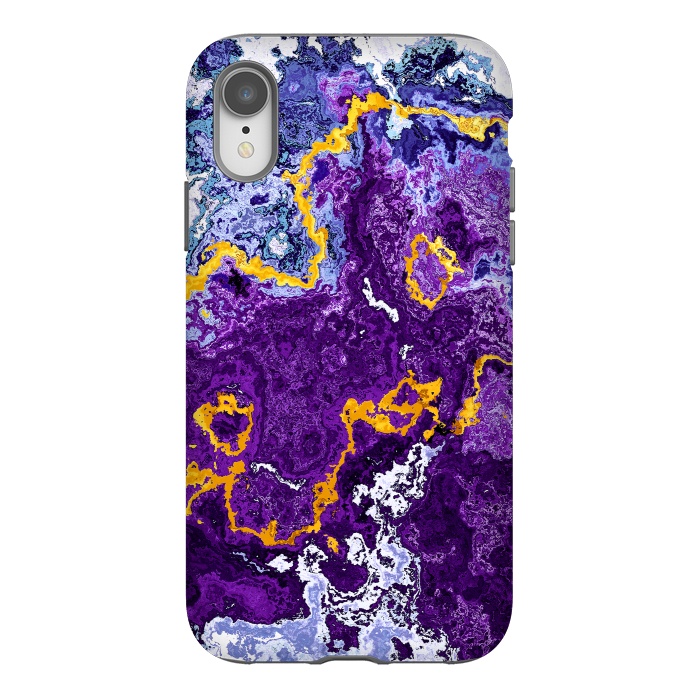 iPhone Xr StrongFit Abstract Marble VIII by Art Design Works