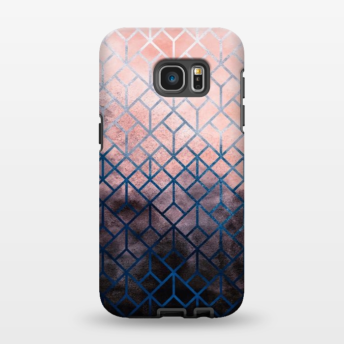 Galaxy S7 EDGE StrongFit Geometric XI - I by Art Design Works