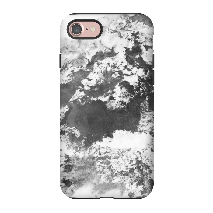 iPhone 7 StrongFit Black and White Marble Mountain II by amini54