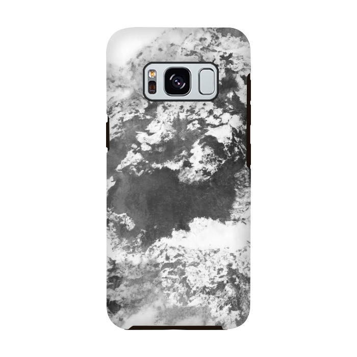 Galaxy S8 StrongFit Black and White Marble Mountain II by amini54