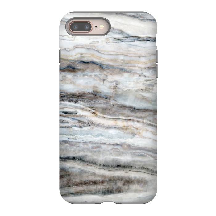 iPhone 7 plus StrongFit Blue and White Marble I by amini54
