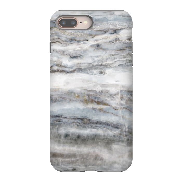 iPhone 7 plus StrongFit Blue and White Marble II by amini54