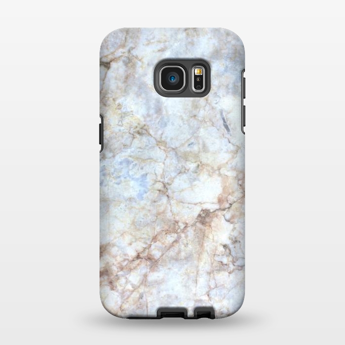 Galaxy S7 EDGE StrongFit Gold and Blue Marble by amini54