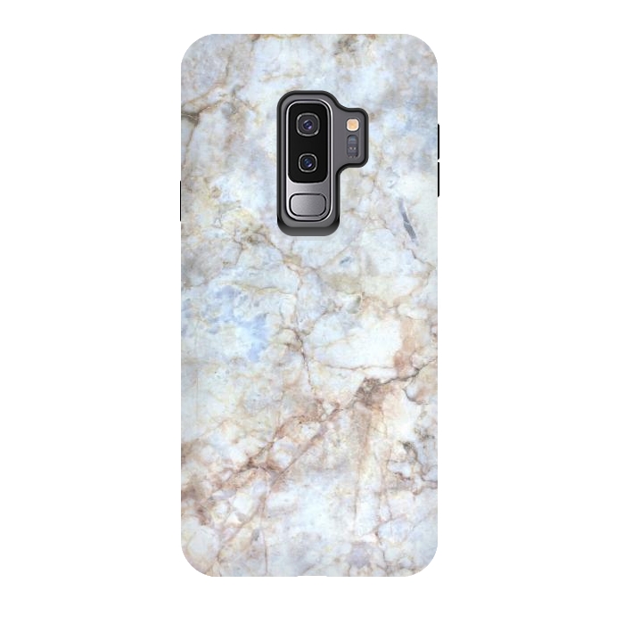 Galaxy S9 plus StrongFit Gold and Blue Marble by amini54