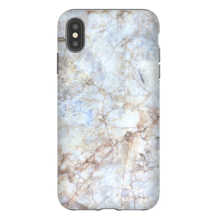 iPhone Xs Max StrongFit Gold and Blue Marble by amini54
