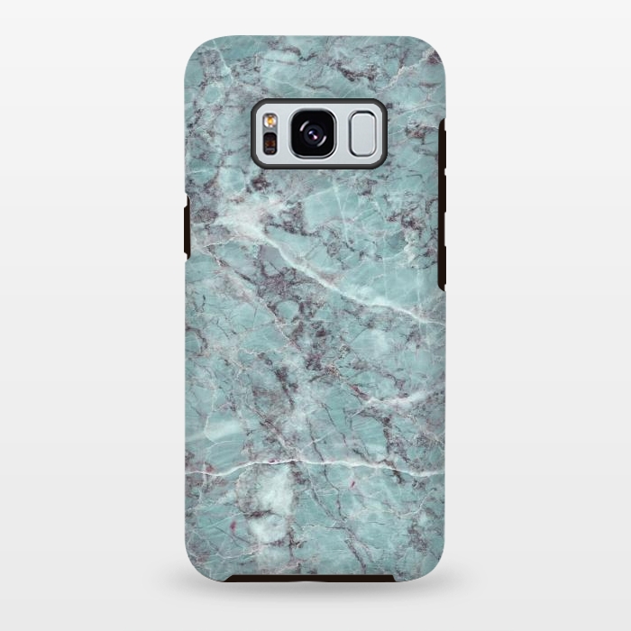 Galaxy S8 plus StrongFit Teal Marble by amini54
