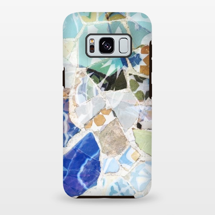 Galaxy S8 plus StrongFit Mosaic of Barcelona VIII by amini54